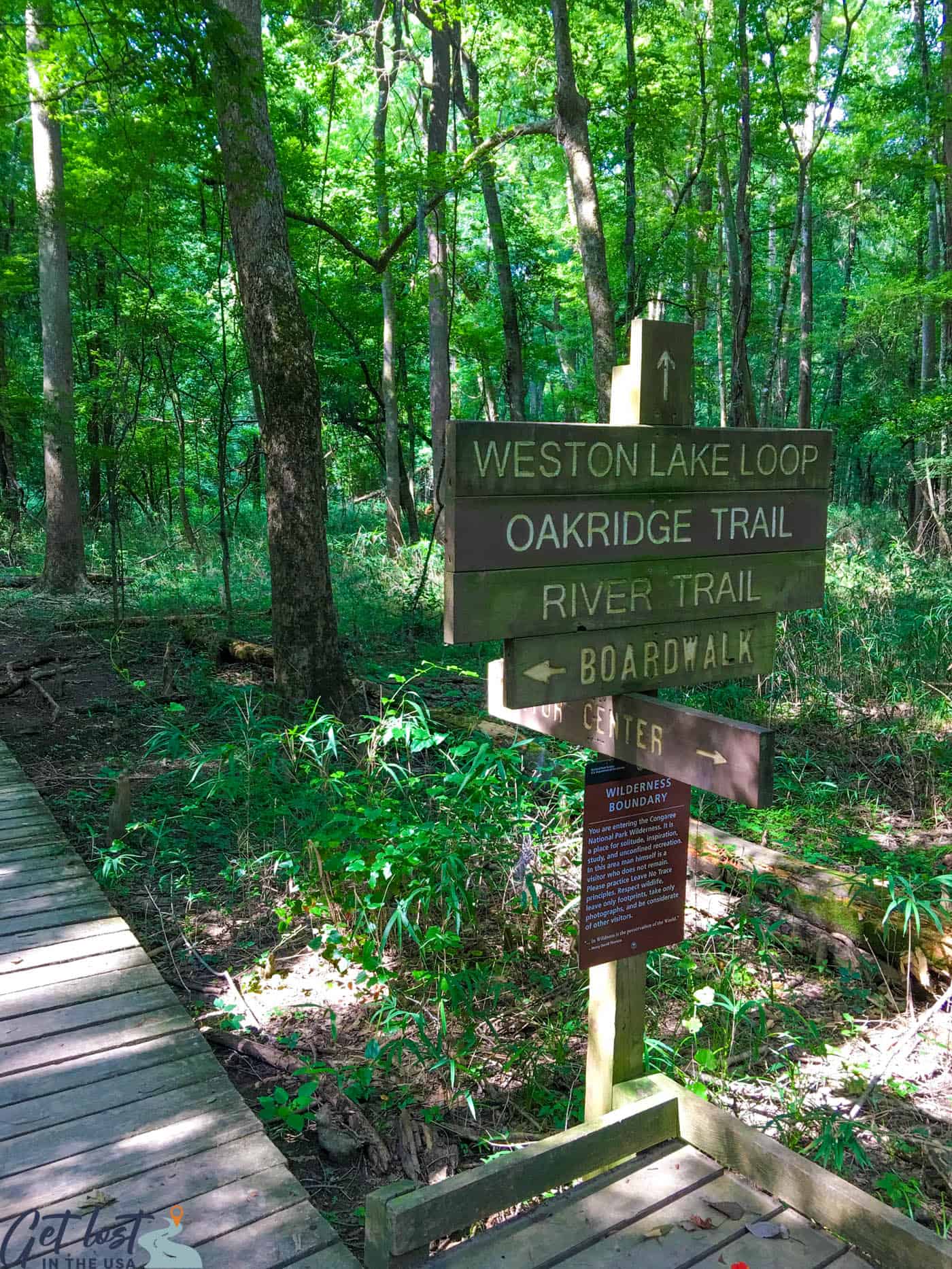 trail signs