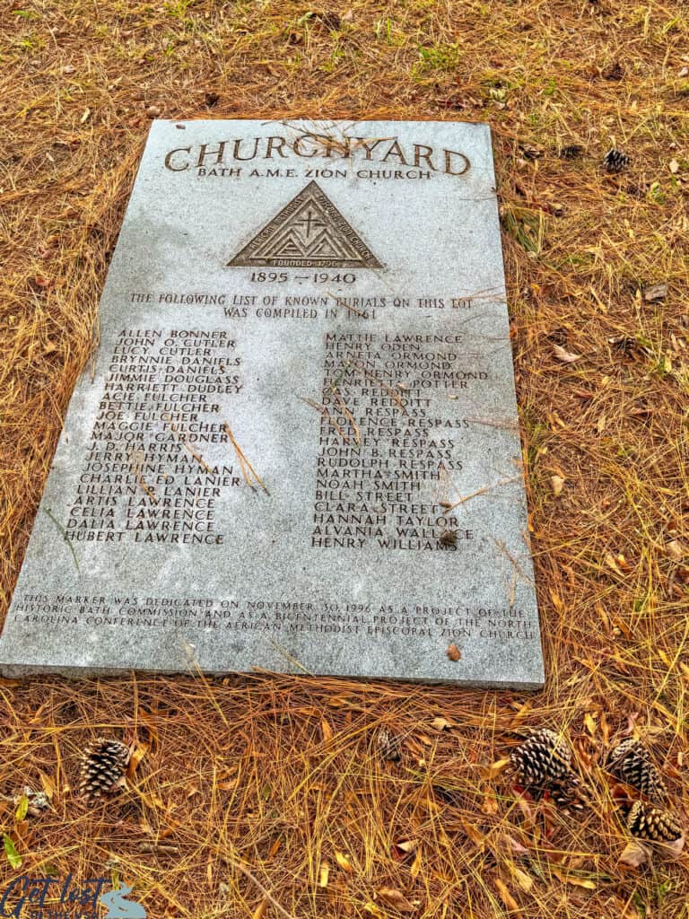 Churchyard cemetery marker.