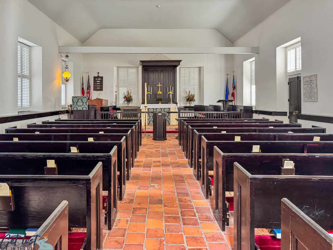 inside St. Thomas Church.