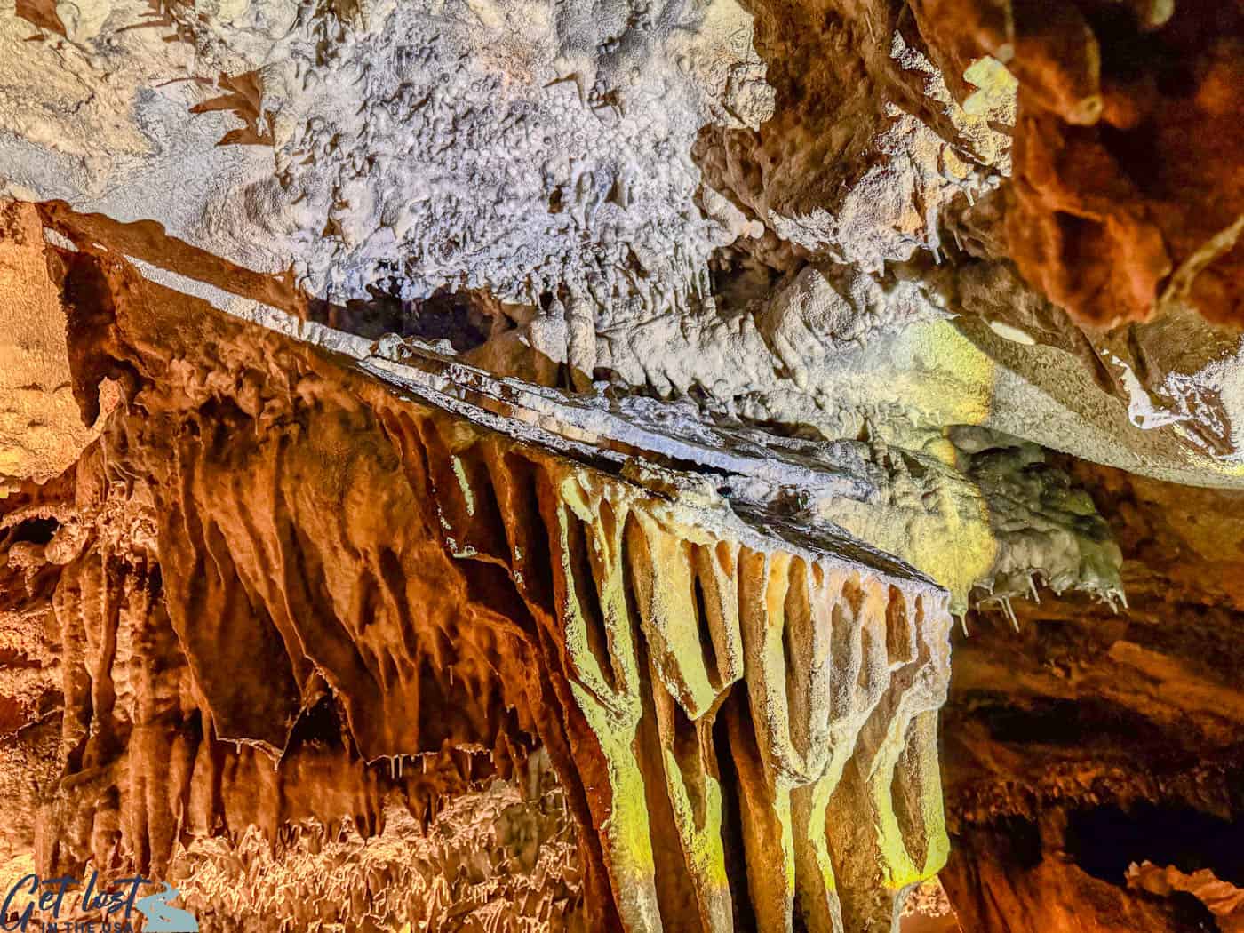shield formation in Melrose Caverns.