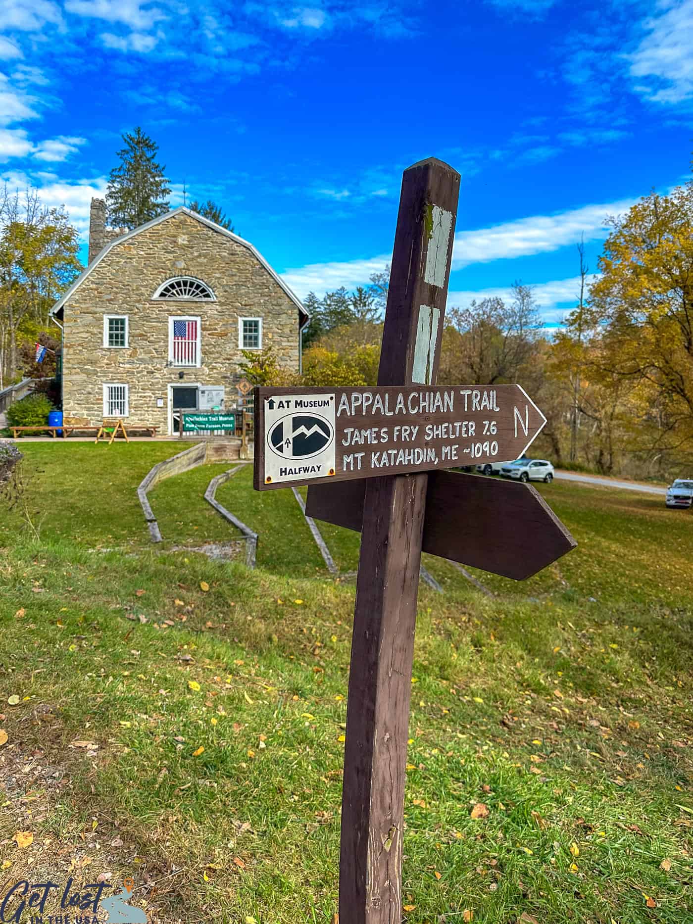 Appalachian Trail sign.