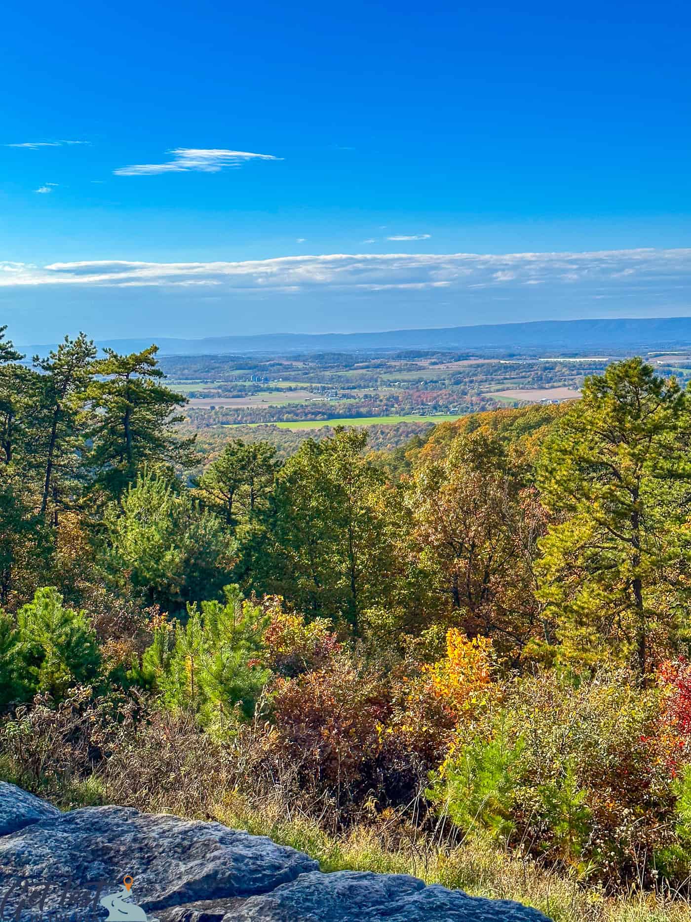 view from King's Gap mansion.