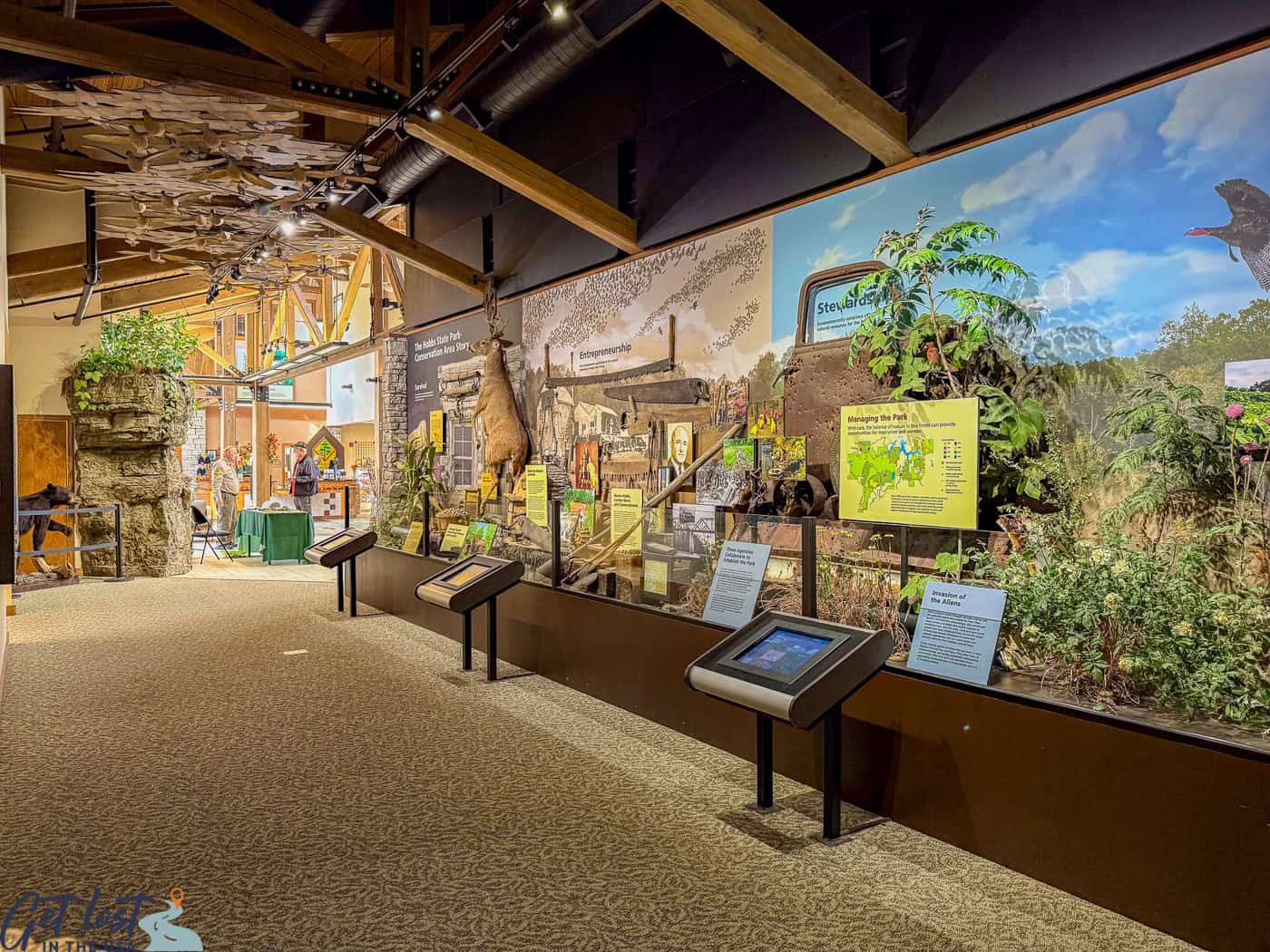 Hobbs State Park exhibit.