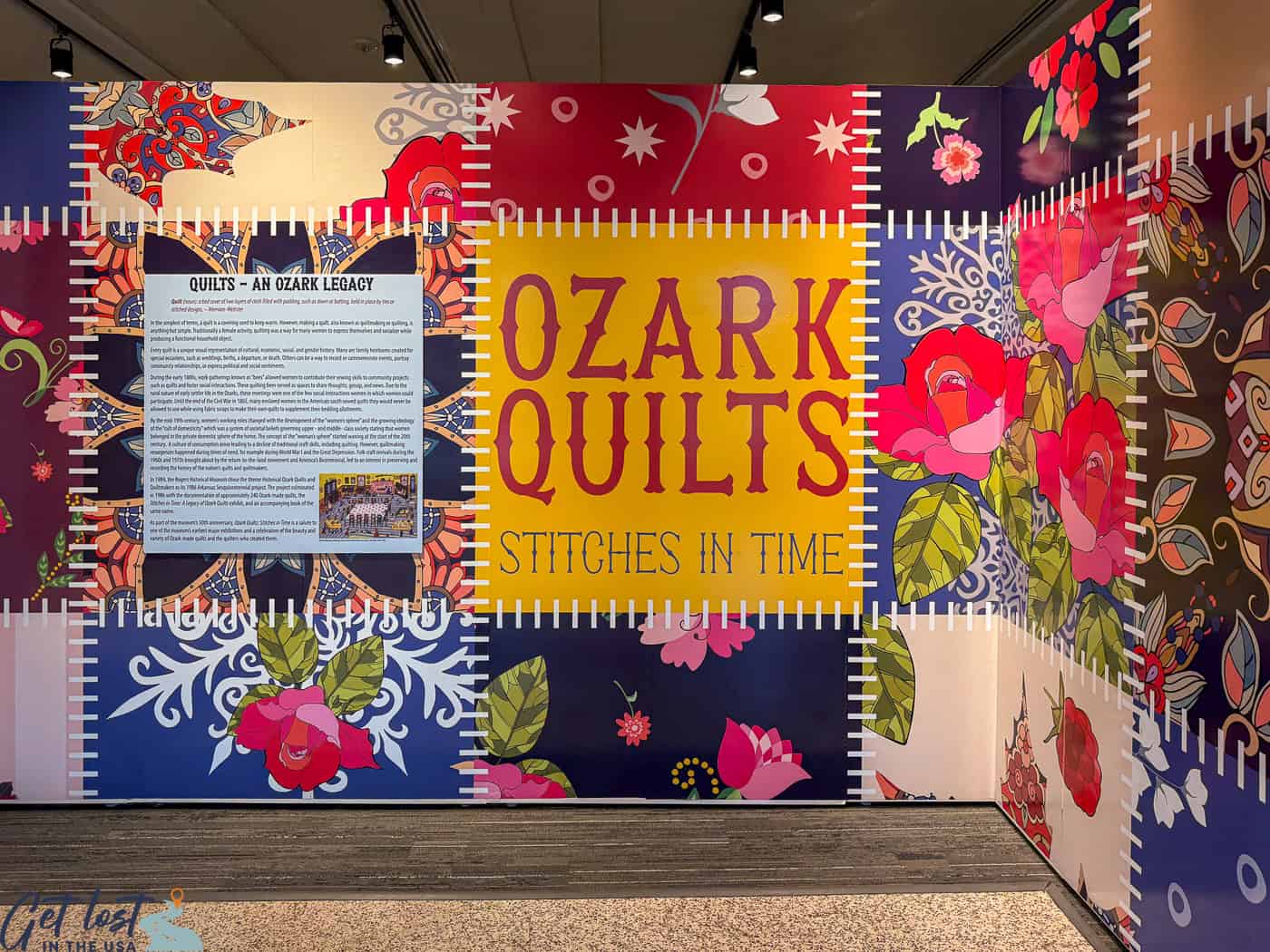 Ozark Quilts display.