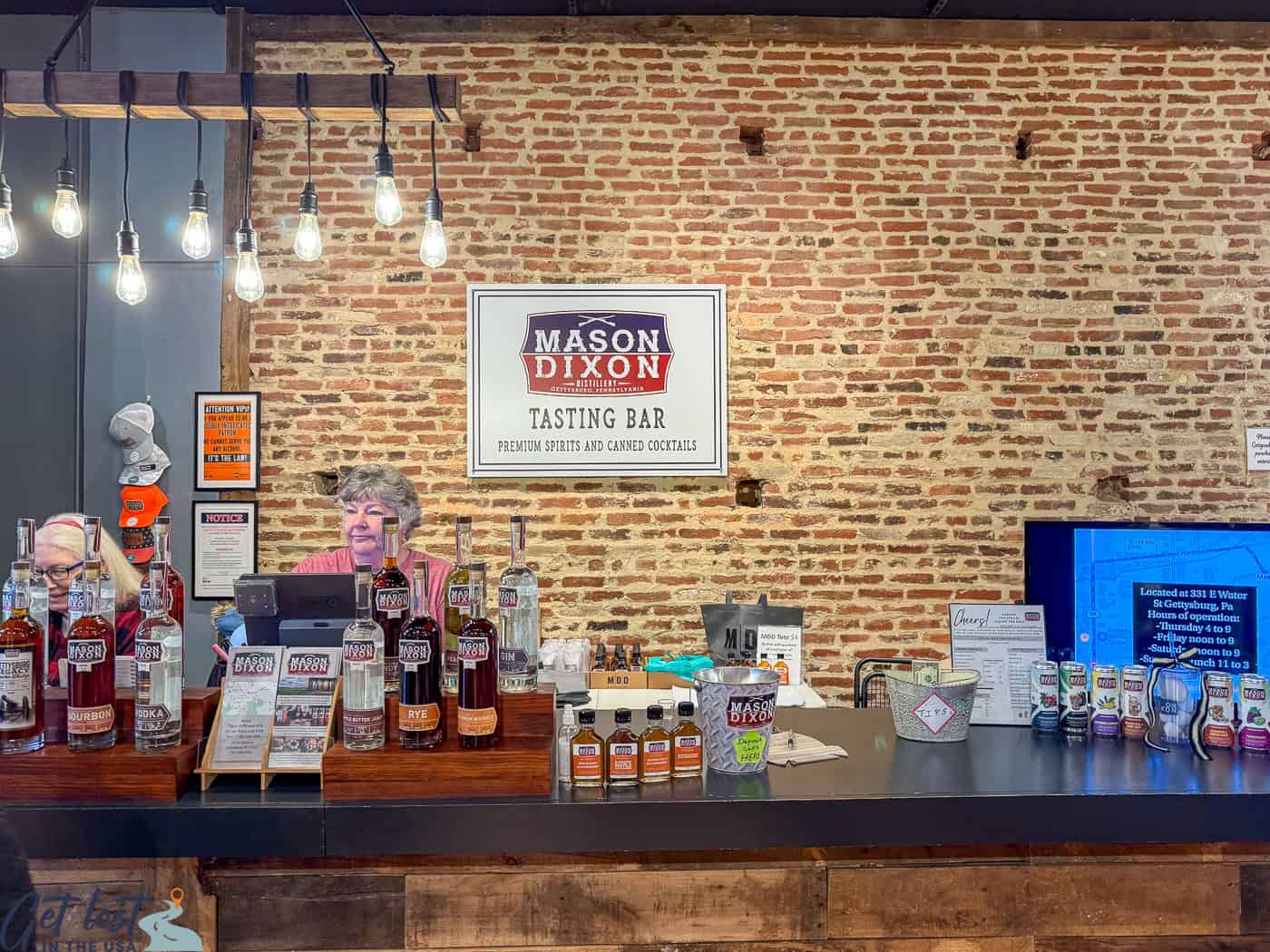 Mason Dixon tasting bar.