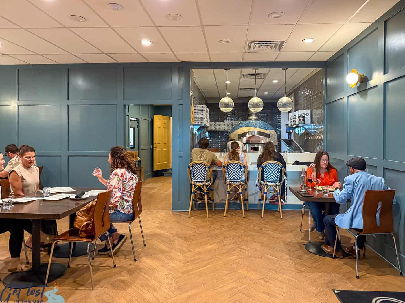 inside Orofino restaurant.