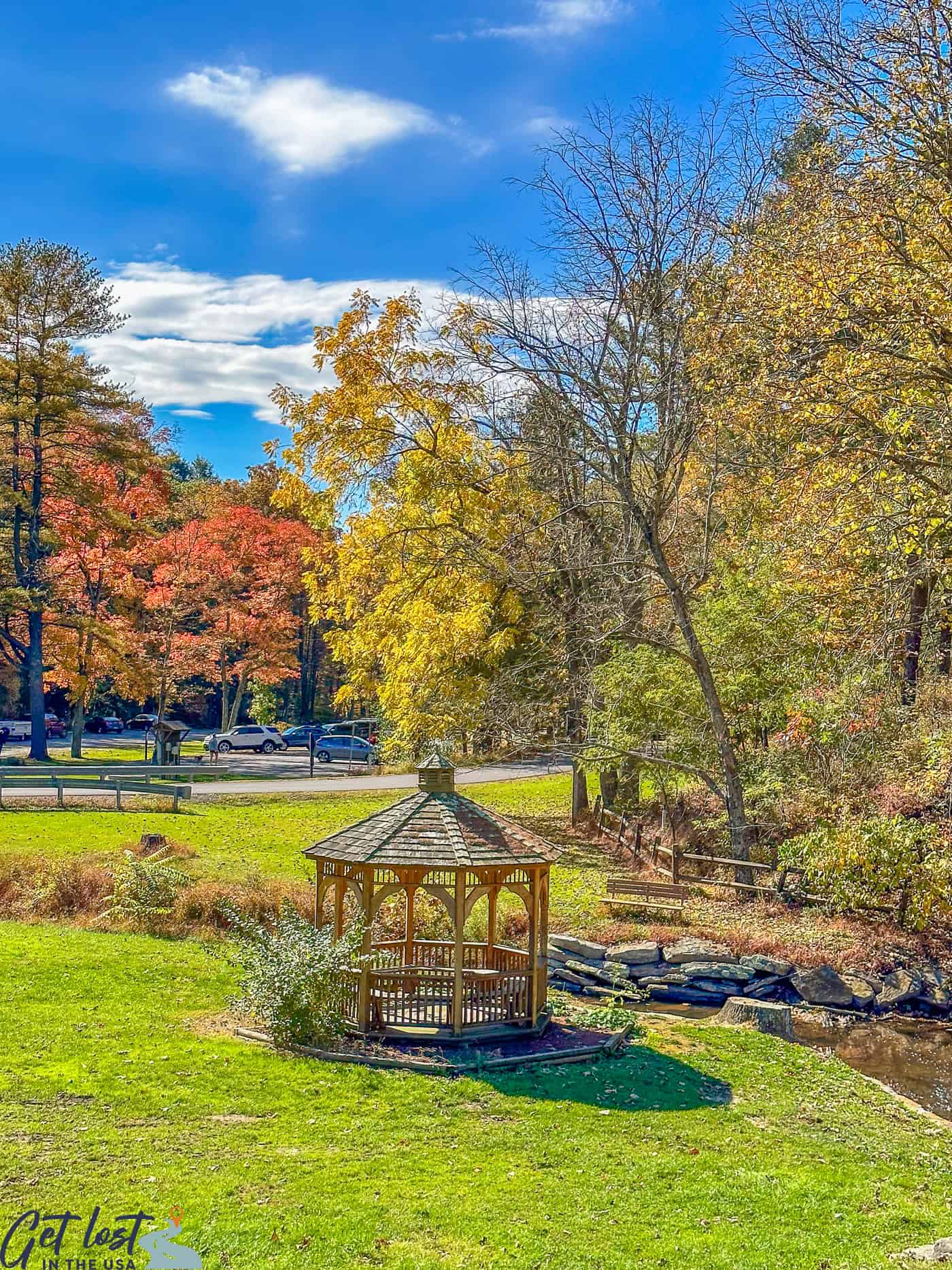 gazebo in Colonel Denning State Park.