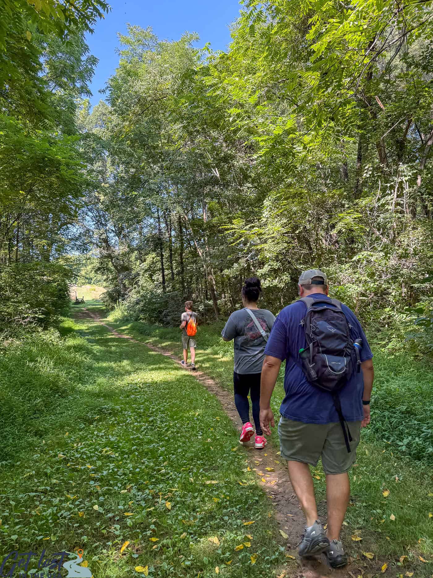 people walking on Appalachian Trail.