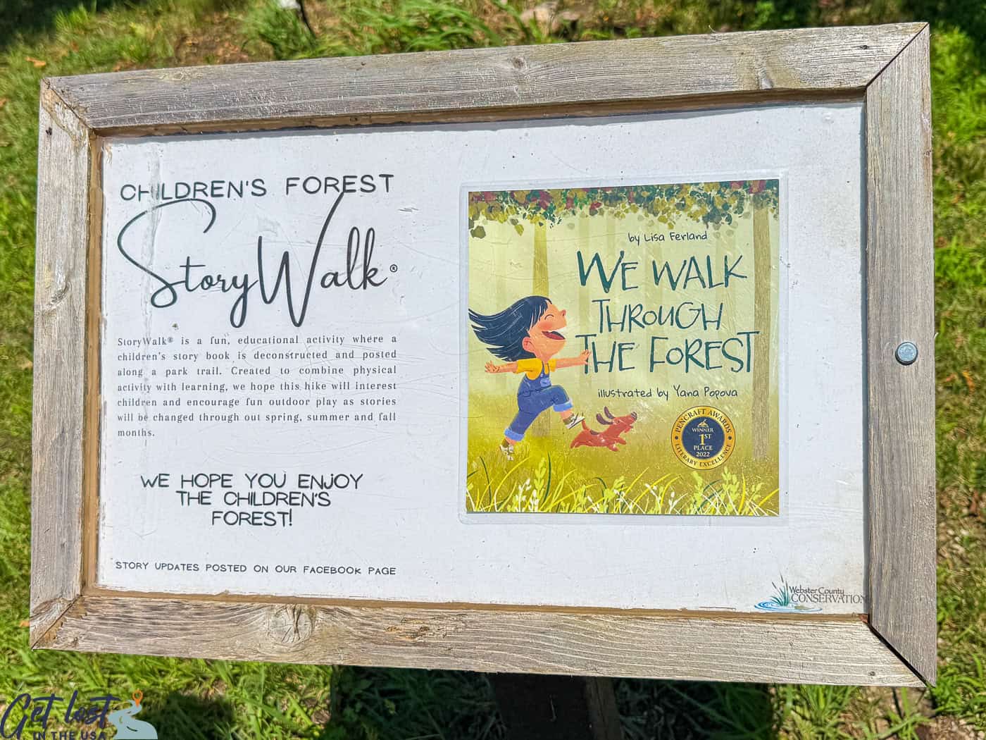 Children's Forest story walk.
