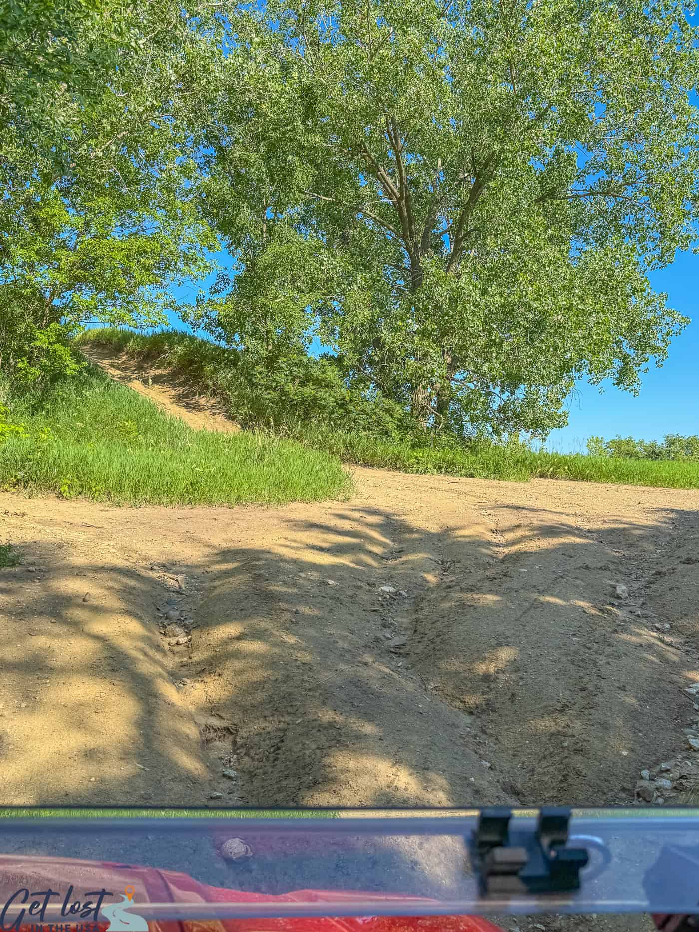 OHV trail at Gypsum City.