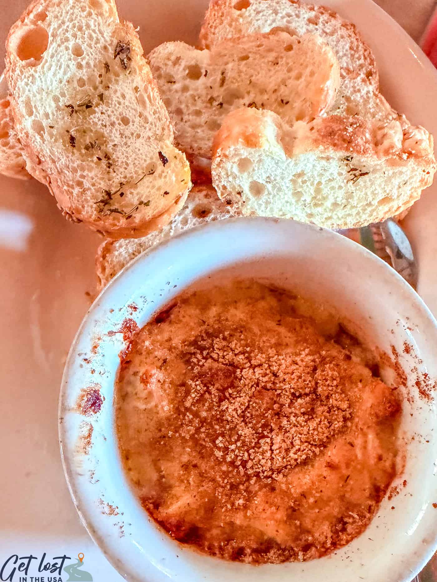 crab dip appetizer.