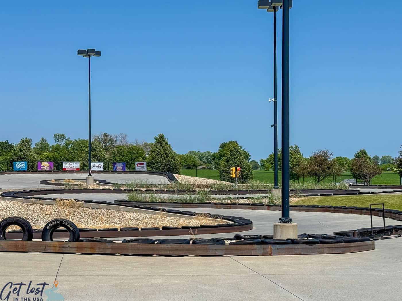 go kart track at Fort Frenzy.