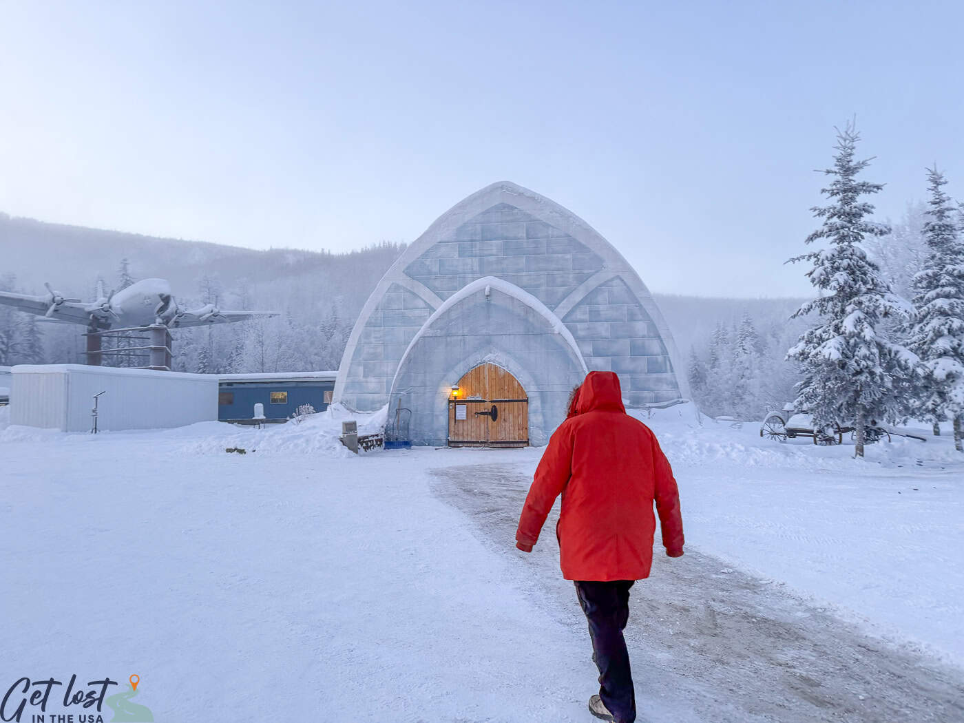 Chena Hot Springs Resort Ice Museum.