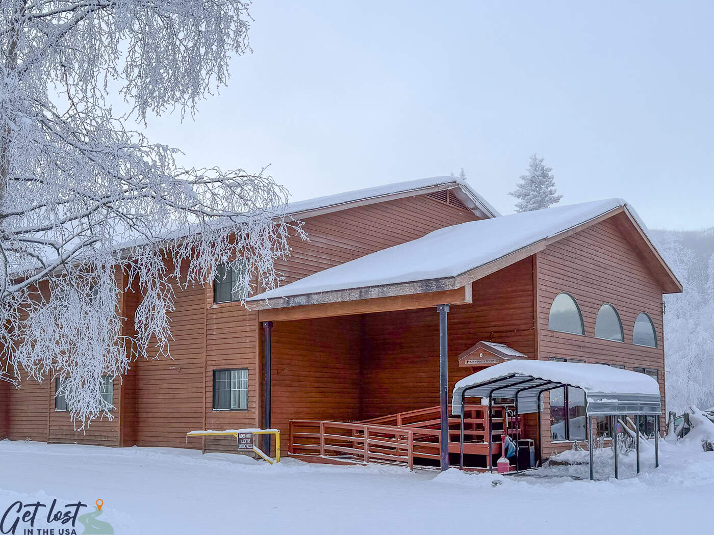 The Moose Lodge at Chena Hot Springs.