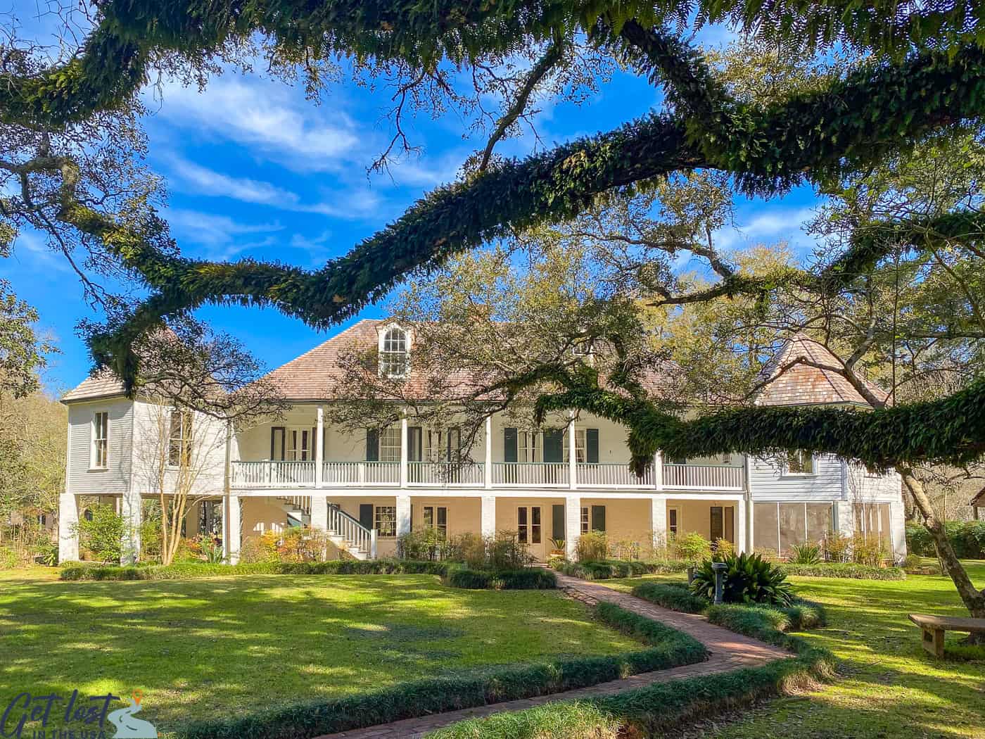 Melrose Plantation exterior view.