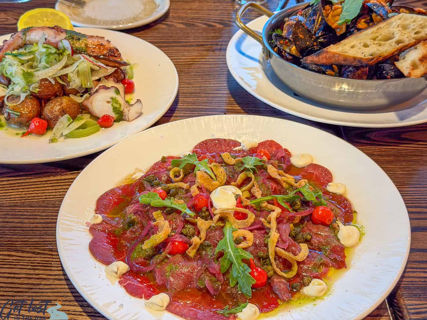 appetizers at Alto.