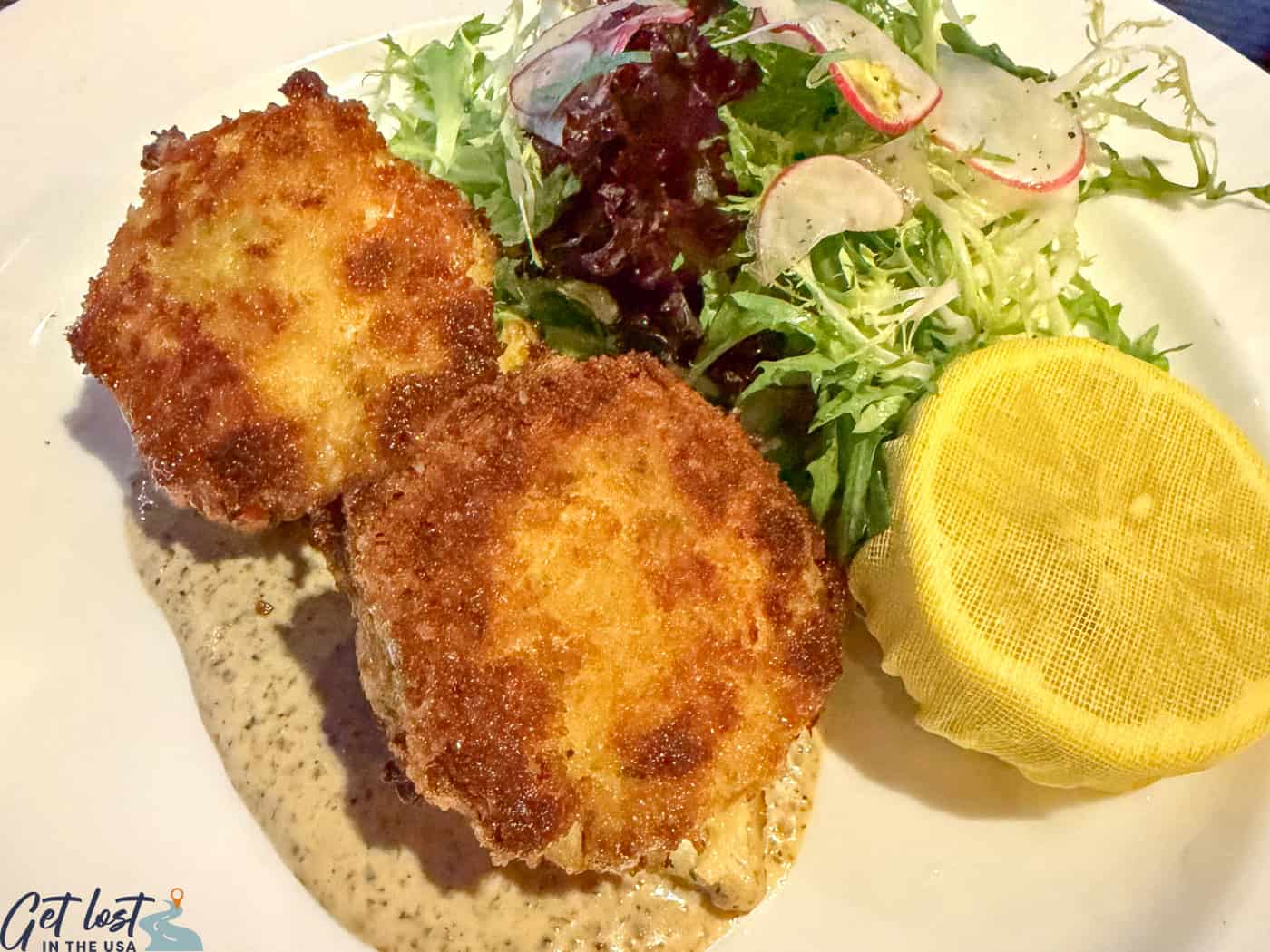 blue crab cakes at Alto.