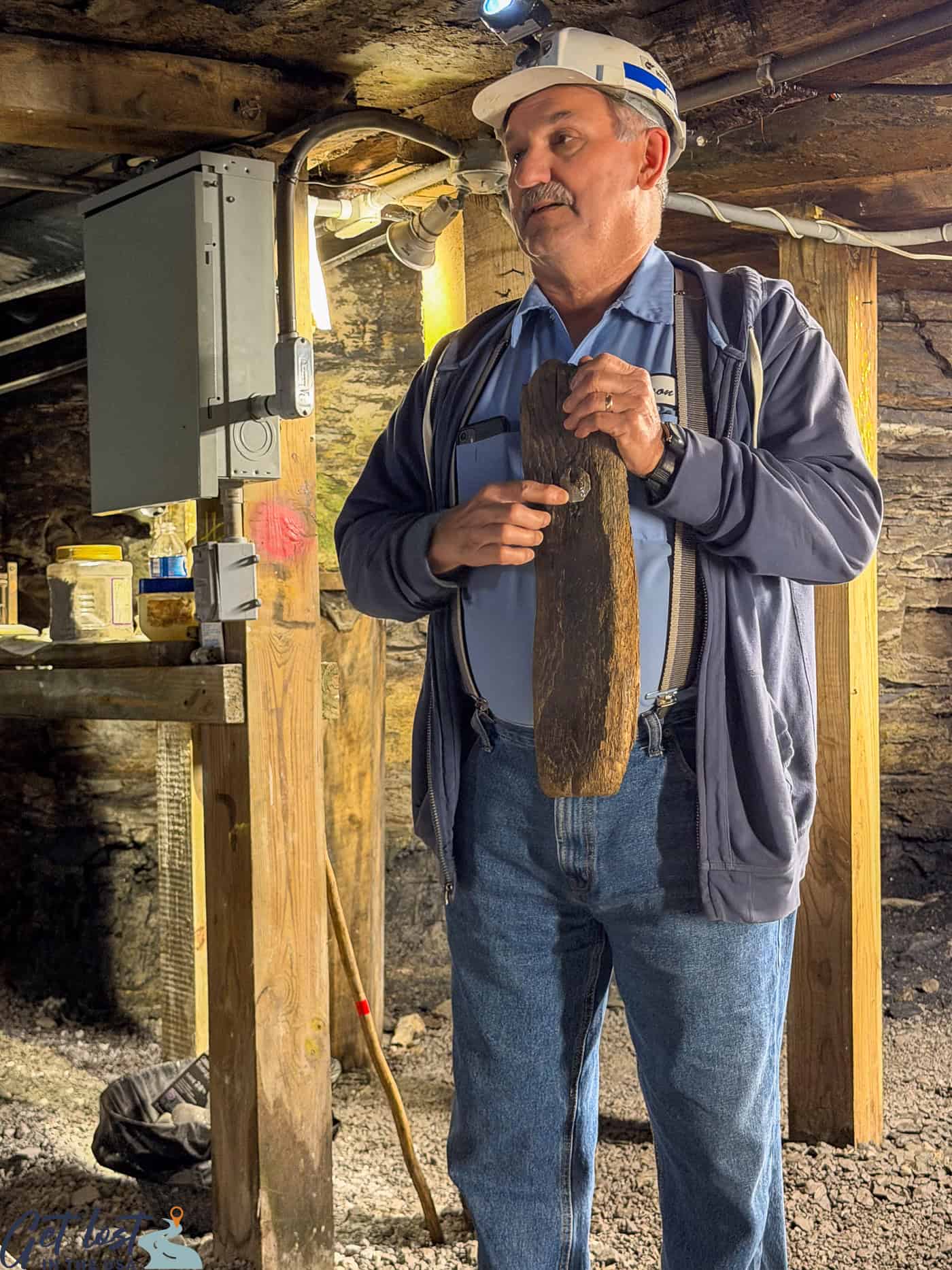 guide showing company coal tags.