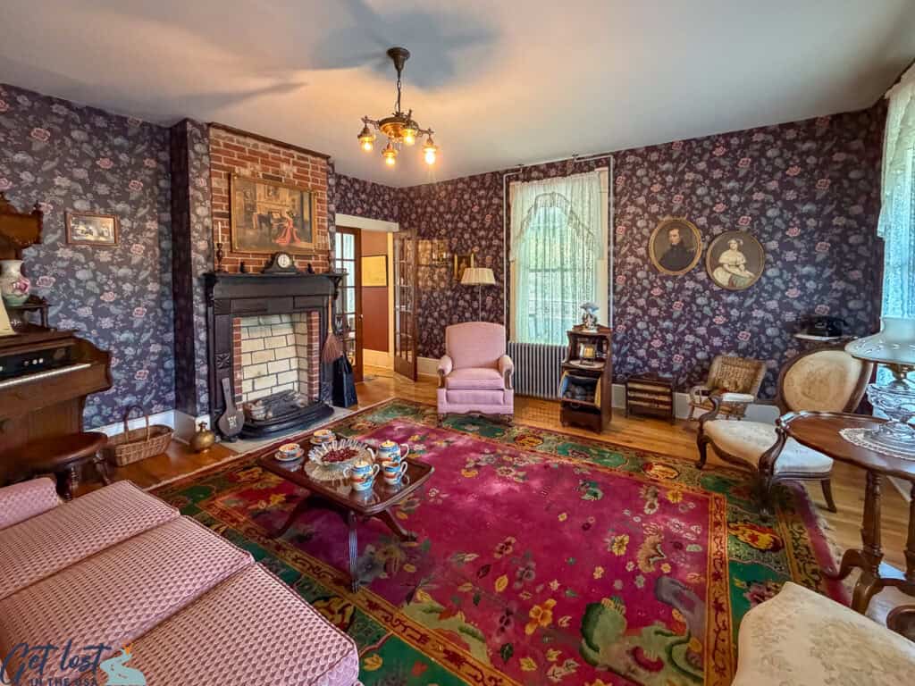 room inside superintendent's house.