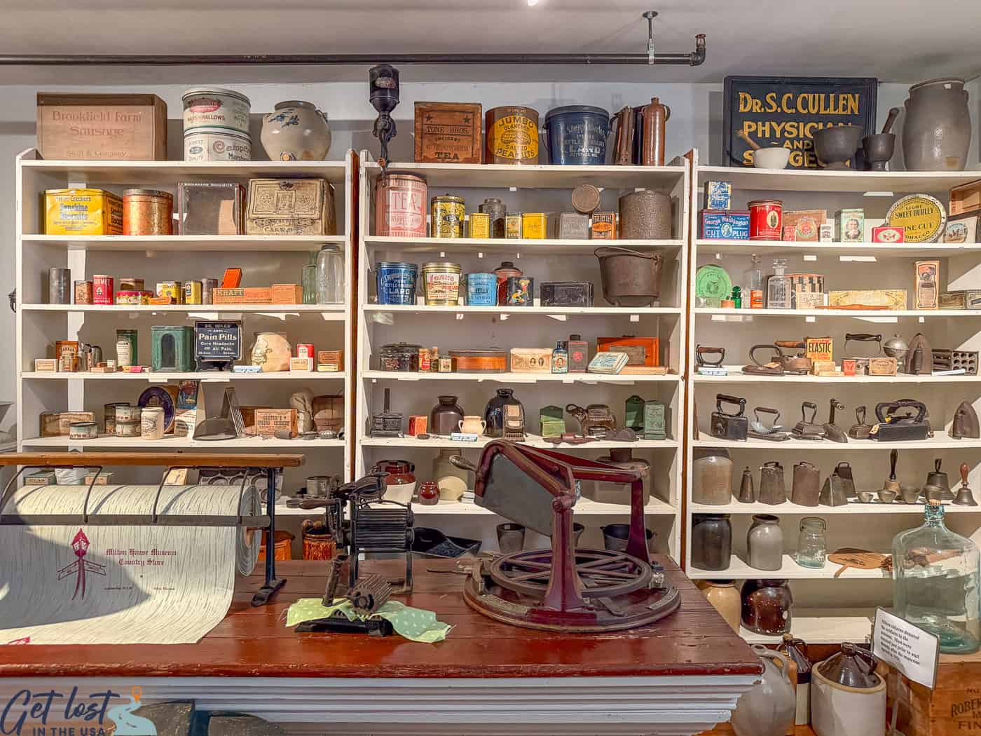 general store display.