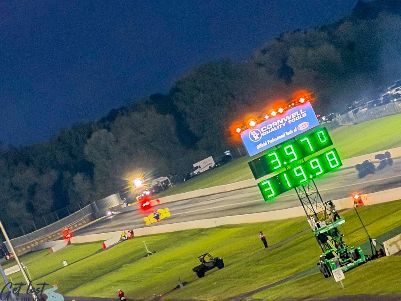 speed results for drag racing.